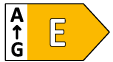Energieeffizienzklasse: E Energieeffizienzklasse: E