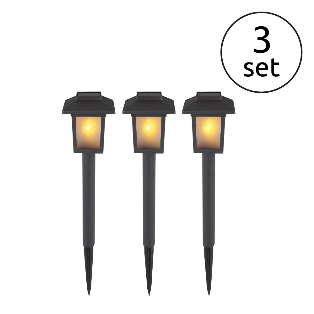 SOLARLEUCHTE KUNSTSTOFF SCHWARZ, 10XLED